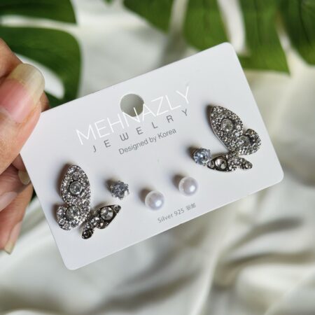 Butterfly earring set