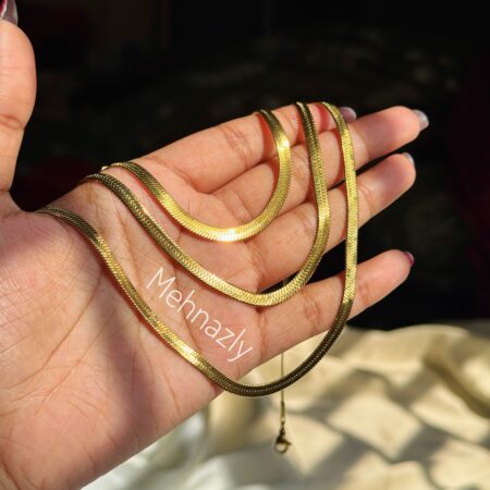Stainless steel golden payel. Adjustable and colour guaranteed
